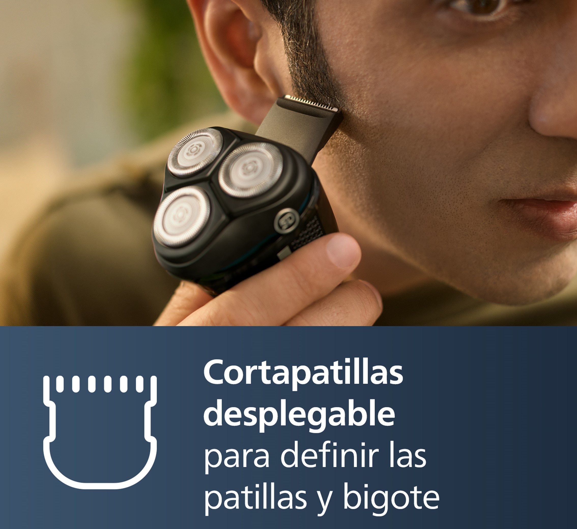 Máquina de Barbear Philips Serie 3000 S3143/02 60 Minutos de Autobomia, Uso Seco ou Húmido, Cabeças Flexíveis 5D Prata-9