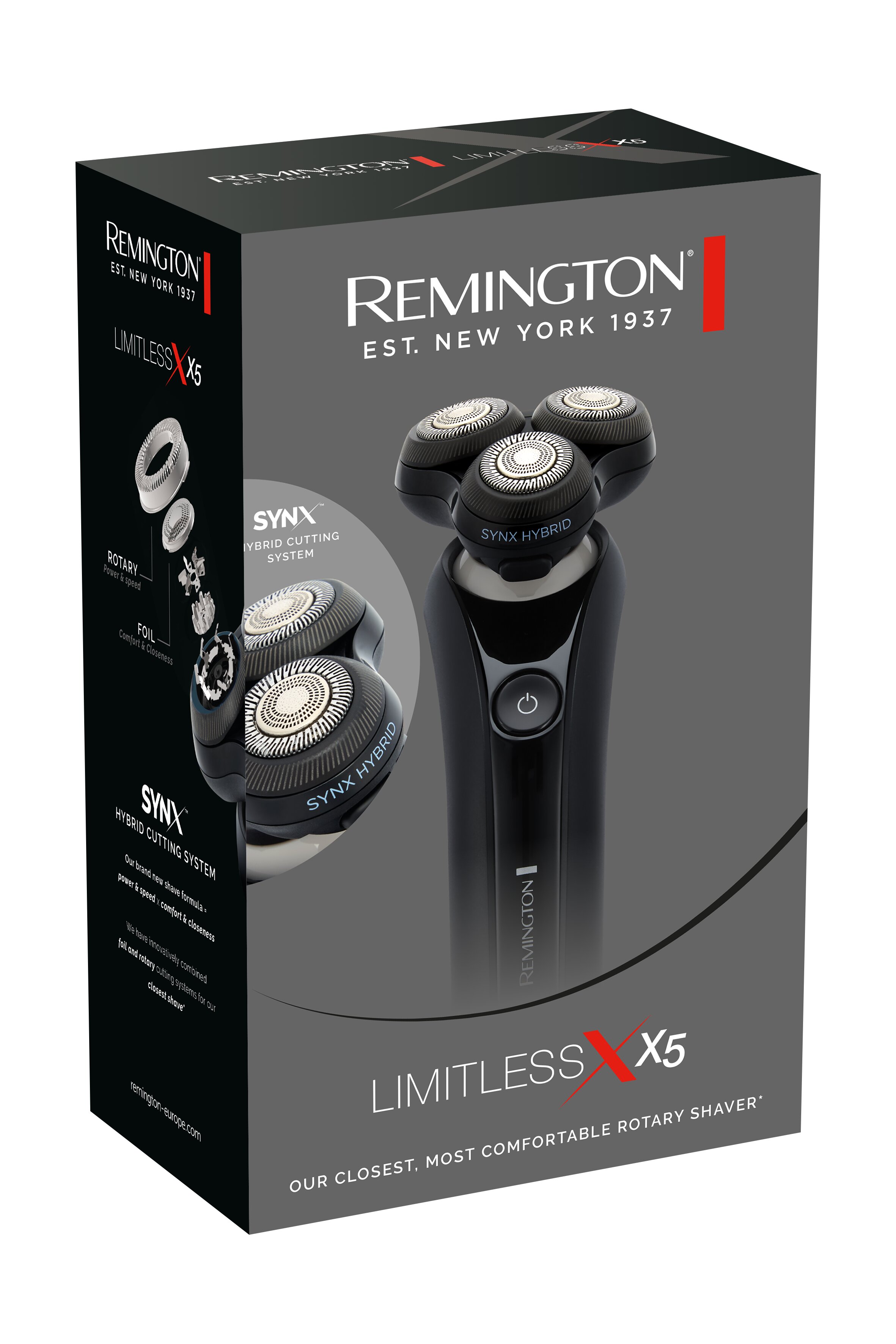 Afeitadora Remington Rotativa limitlesX X5 recargable Negro-2