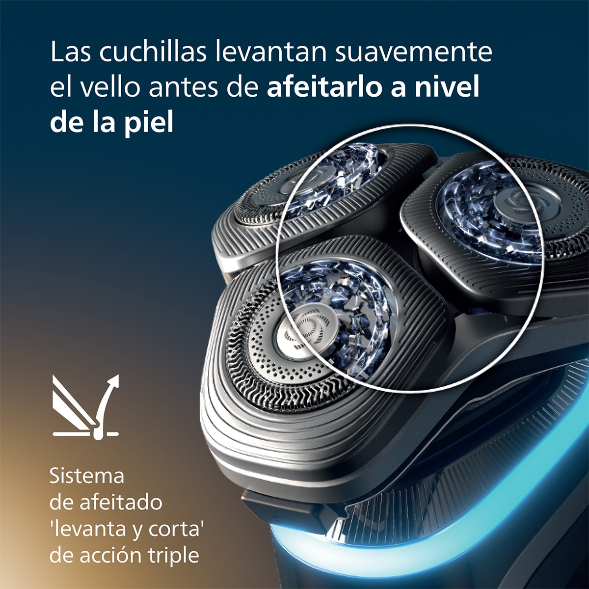 Afeitadora eléctrica Philips i9000 Prestige, máquina de afeitar hombre en seco y mojado, base de carga, estuche de viaje, centro de limpieza 7