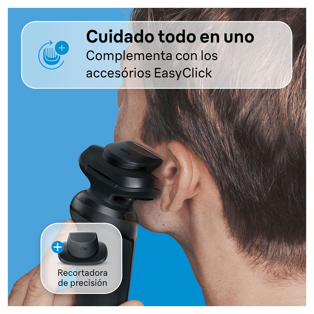 Afeitadora Recargable Braun Series 5 52-N7200cc - 80743598 Negro-5