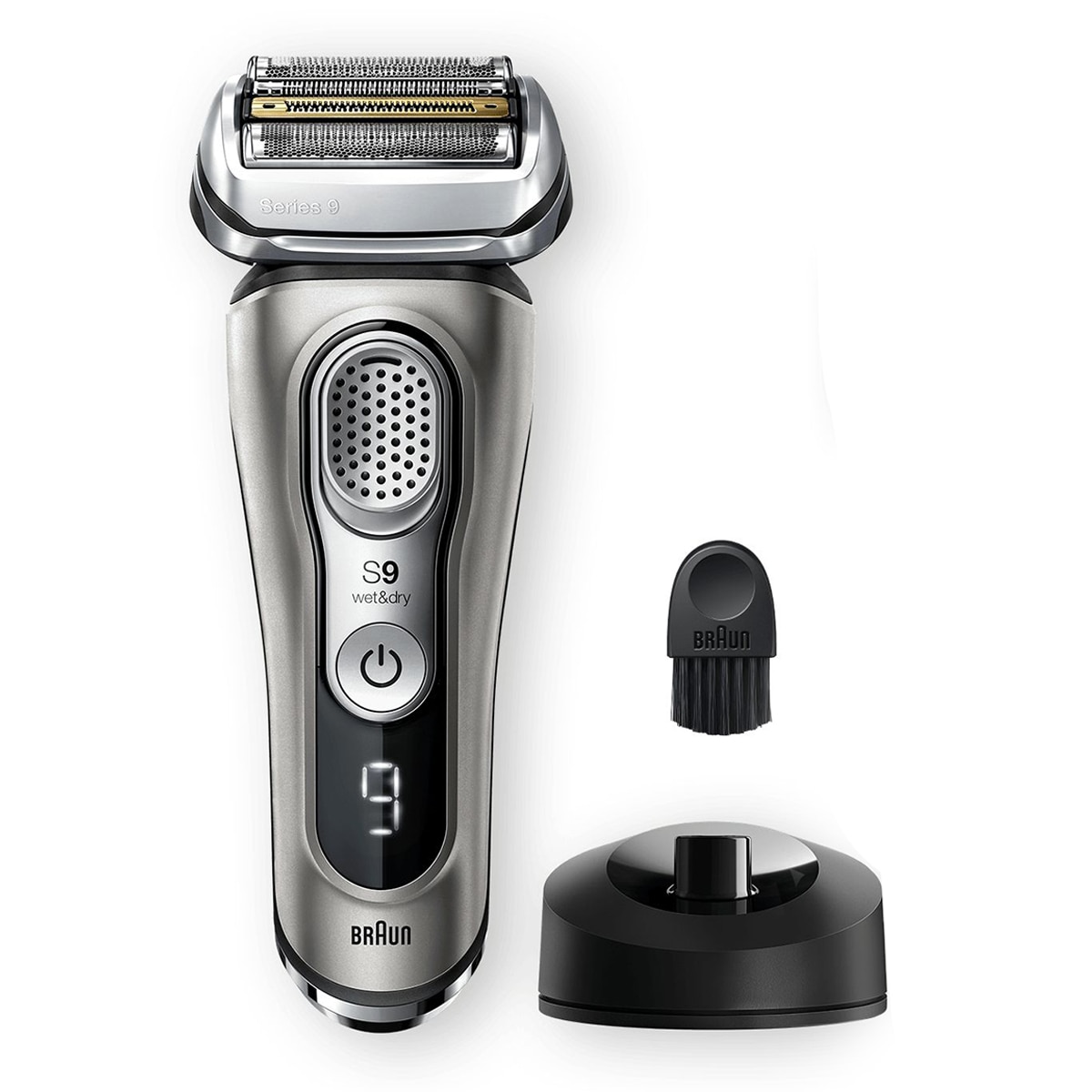 Braun – Afeitadora recargable Braun Series 9 Afeitadora Eléctrica, Base de Carga, En Seco Y En Mojado, 9325S.