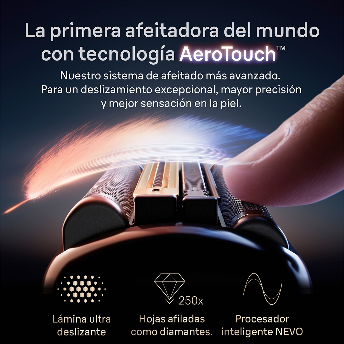 Afeitadora eléctrica Braun NEVO15000C - Plata Plata-4
