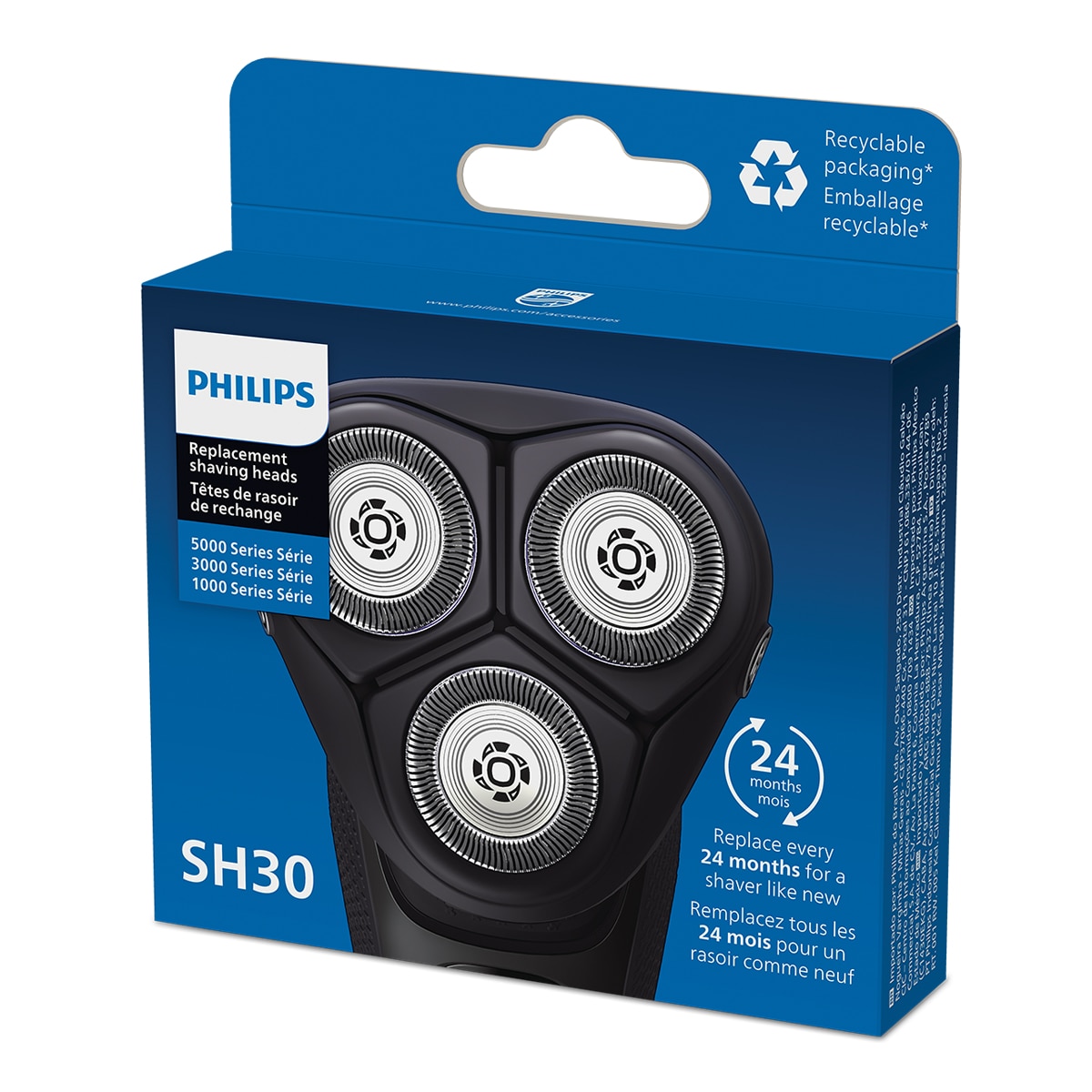 Imagen 0 de Cabezal de recambio afeitadora eléctrica Philips Serie 3000, X3000, S54XX/00 Y X5000