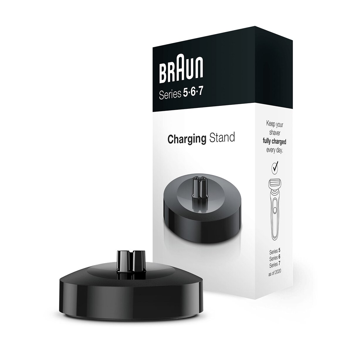 Acessório Base Carregador de Máquina de Barbear Braun 0-CS Preto-3