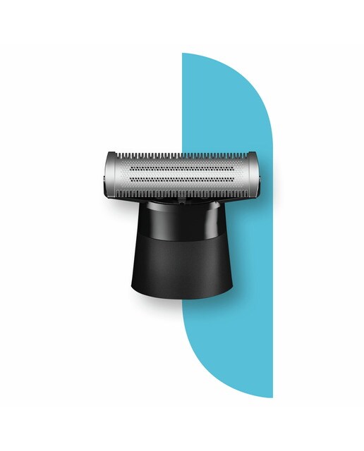 Recambio cabezal para recortadora de barba y afeitadora eléctrica Braun Series X XT20, lámina 4D con peine bidireccional y cabezal flexible Negro-4