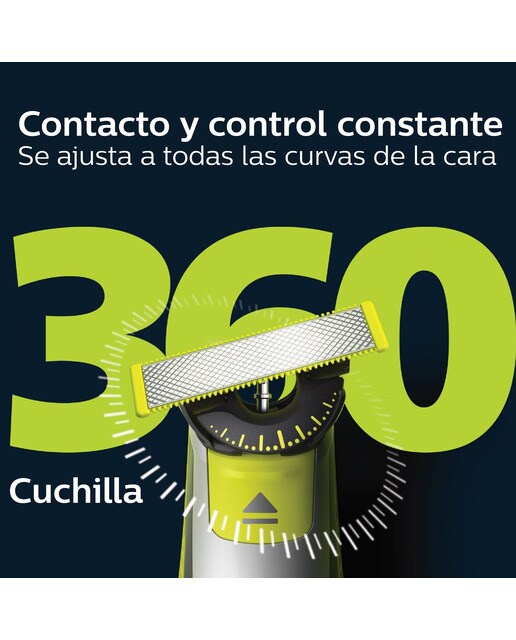 Recambio cuchilla flexible 360 Philips OneBlade, 1 unidad 2