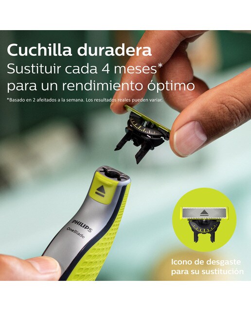 Recambio cuchilla flexible 360 Philips OneBlade, 1 unidad 4