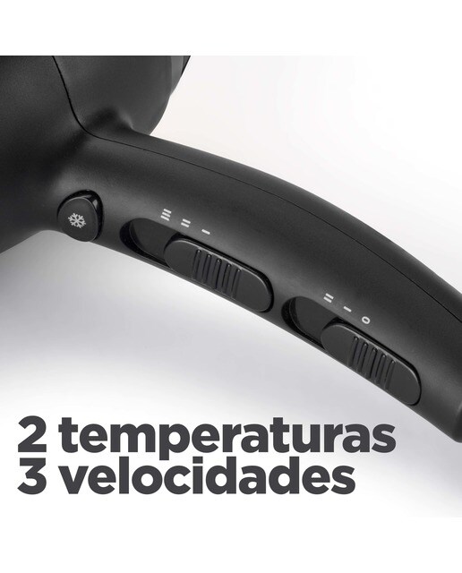 Secador Babyliss PowerDry D563DE con velocidad de secado 4