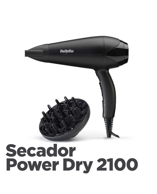 Secador Babyliss PowerDry D563DE con velocidad de secado 9