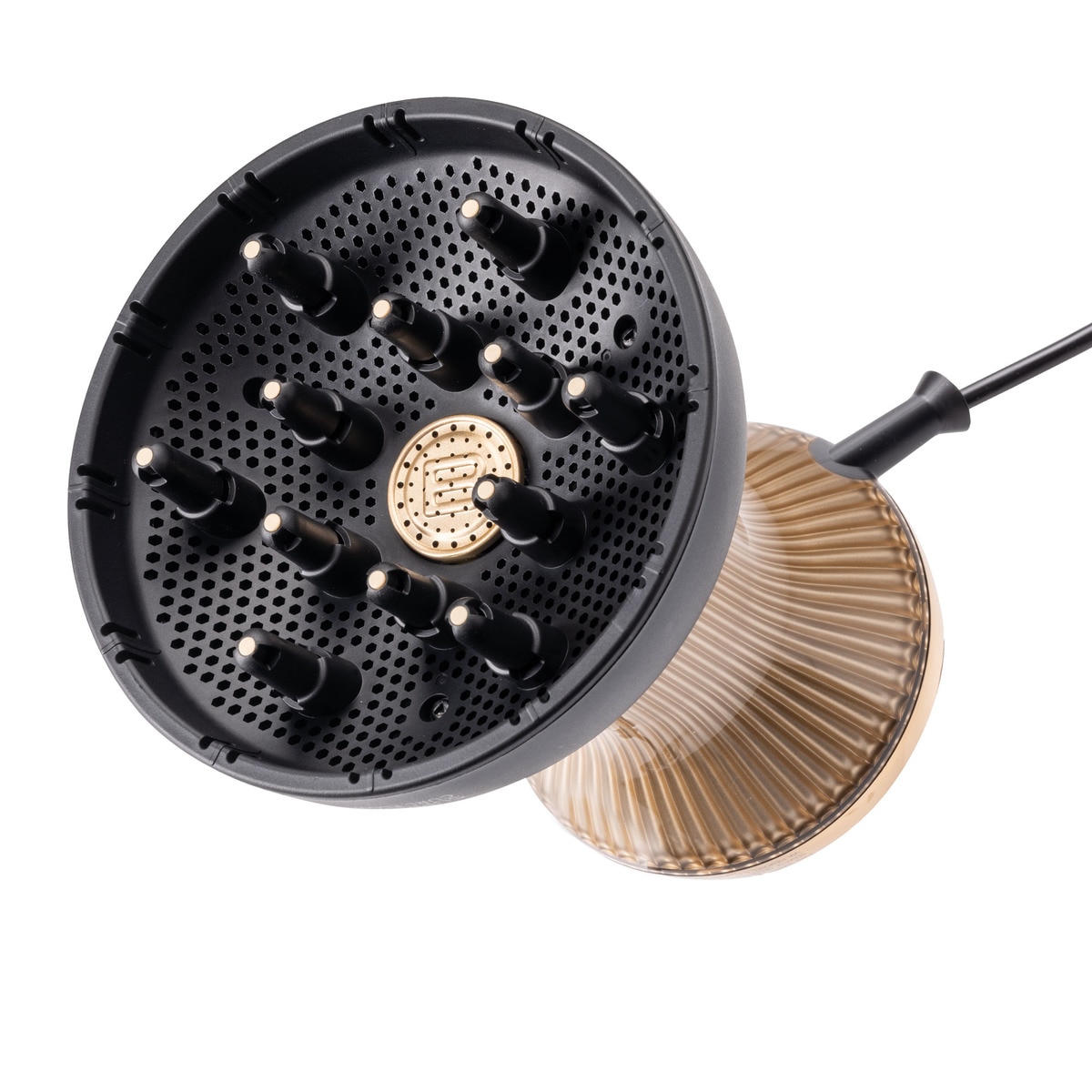 Imagen 3 de Secador Bellissima Diffon Supreme Curl Flow - Negro / Dorado Negro / Dorado