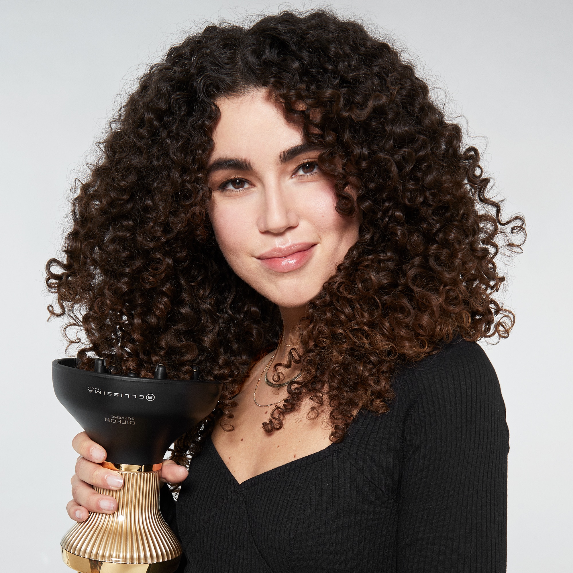 Secador Bellissima Diffon Supreme Curl Flow Negro / Dorado-8