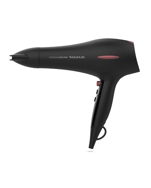 Secador de pelo Taurus Fashion 2300 Pro con motor AC profesional - Negro Negro-3