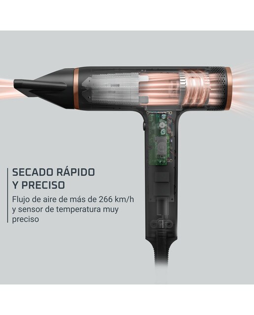 Secador de pelo Rowenta Nano con motor Brushless Negro-8