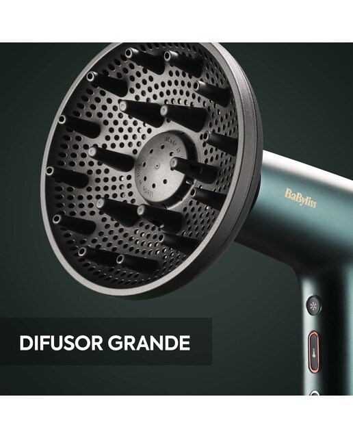 Secador de Cabelo Babyliss Air Power Pro D6555DE Tecnologia Iónica e Super Rápido 200 Km/h Preto-5