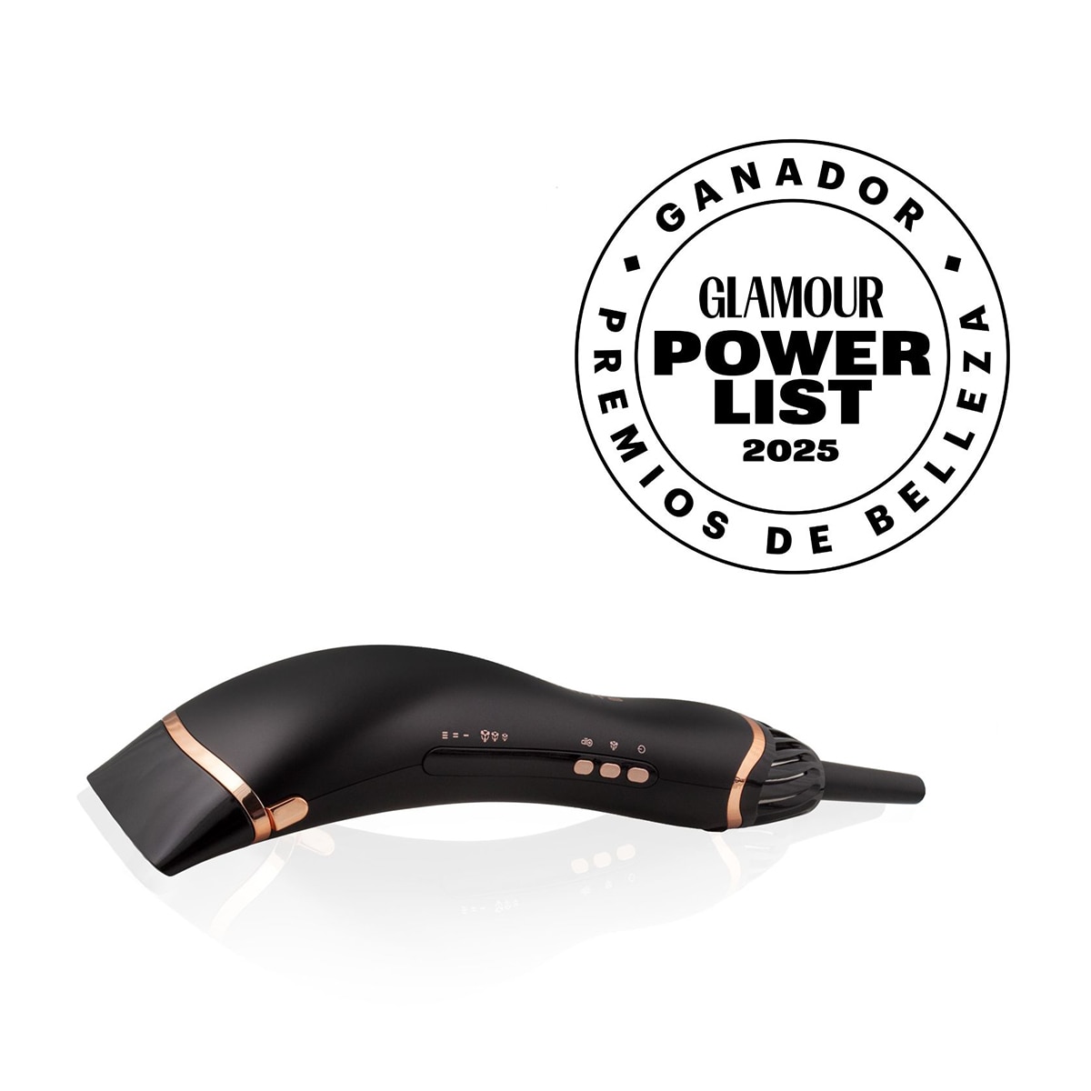 Secador de pelo Rowenta Air motion con efecto Coanda, diseño ergonómico y ligero, motor de alta velocidad Negro-8