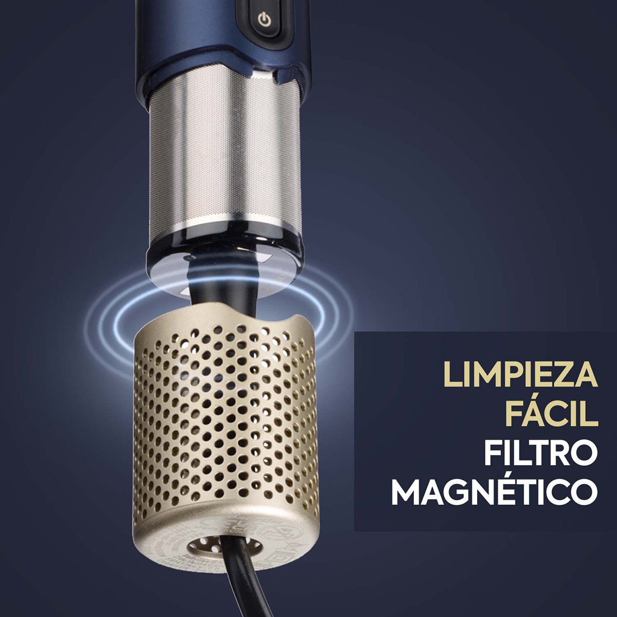 Secador Alisador Styler BaByliss Air Wand Edición Especial con Difusor cerámico Azul-8