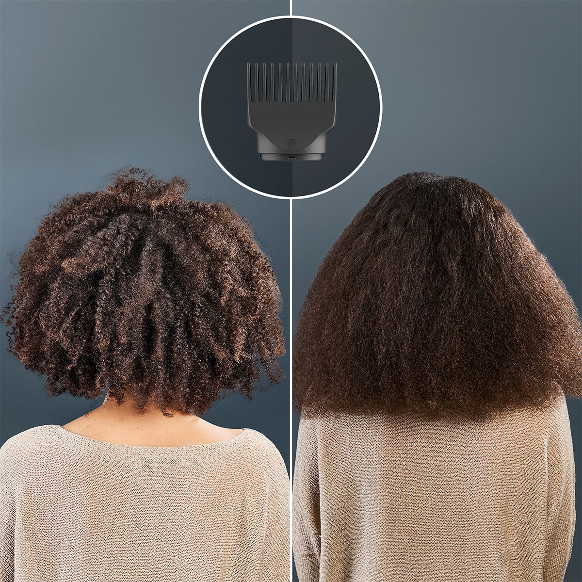 Secador de pelo Rowenta Curl Harmony con función iónica Dorado / Negro-5