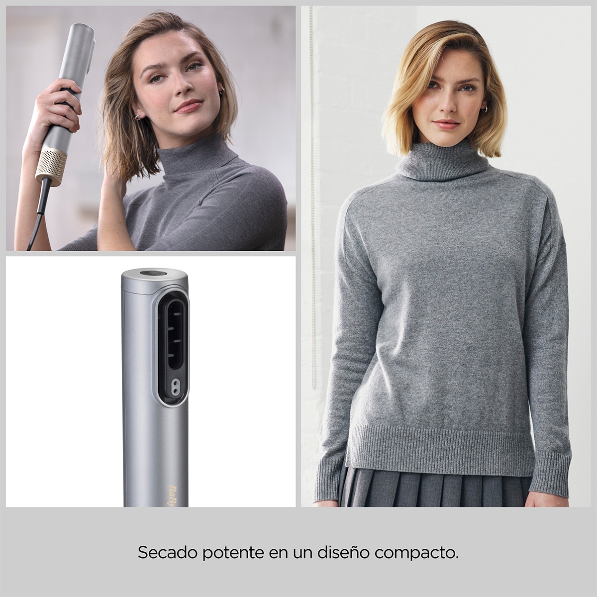 Secador Alisador Styler BaByliss Air Wand Edición Especial con modo Ultra-Care Dorado-4