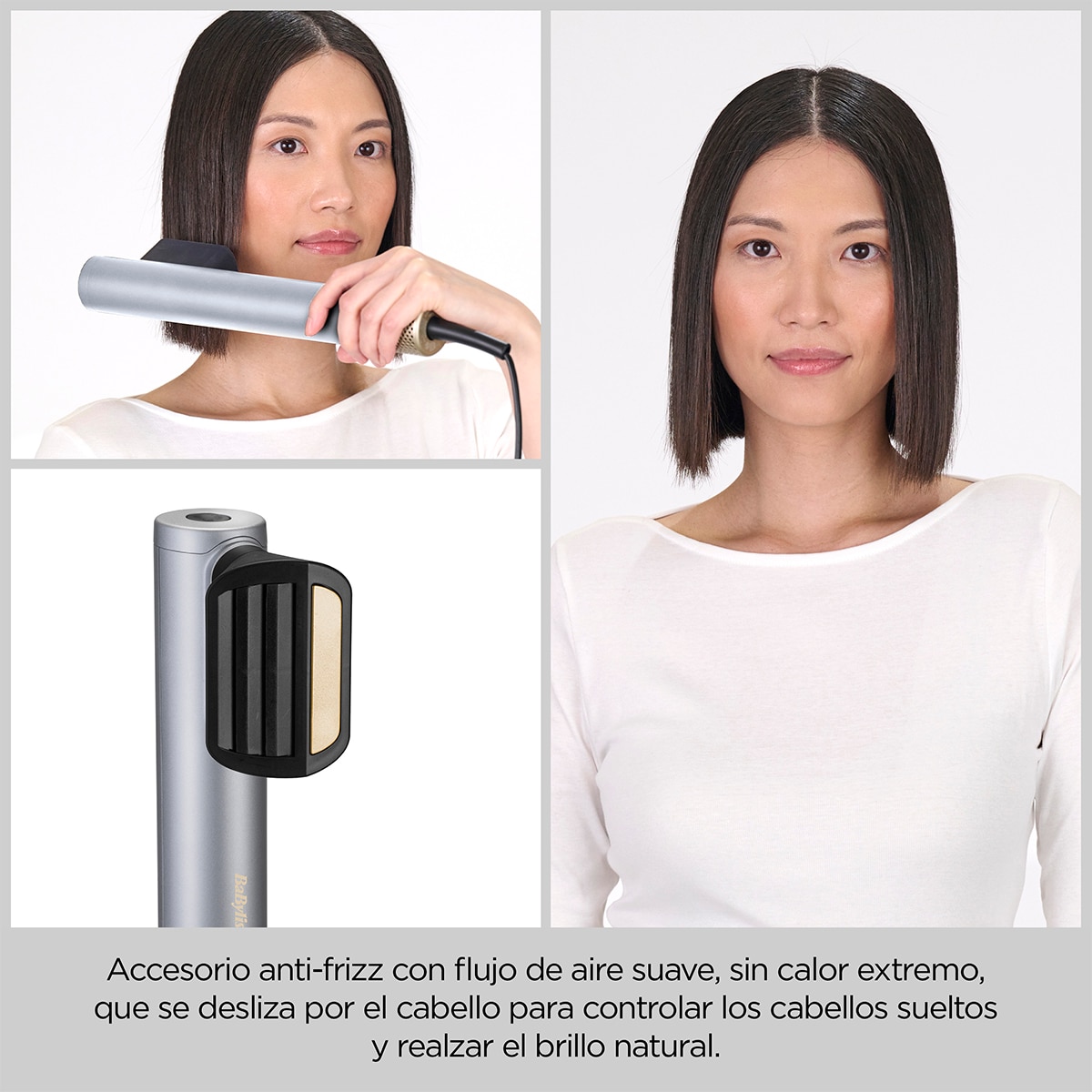 Secador Alisador Styler BaByliss Air Wand Edición Especial con modo Ultra-Care Dorado-5