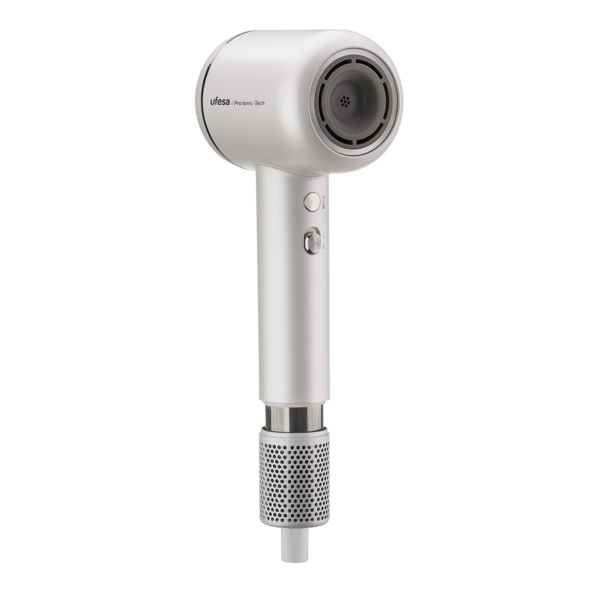 Secador de pelo Ufesa Pro Ionic Tech con Motor Digital Blanco Perla-2
