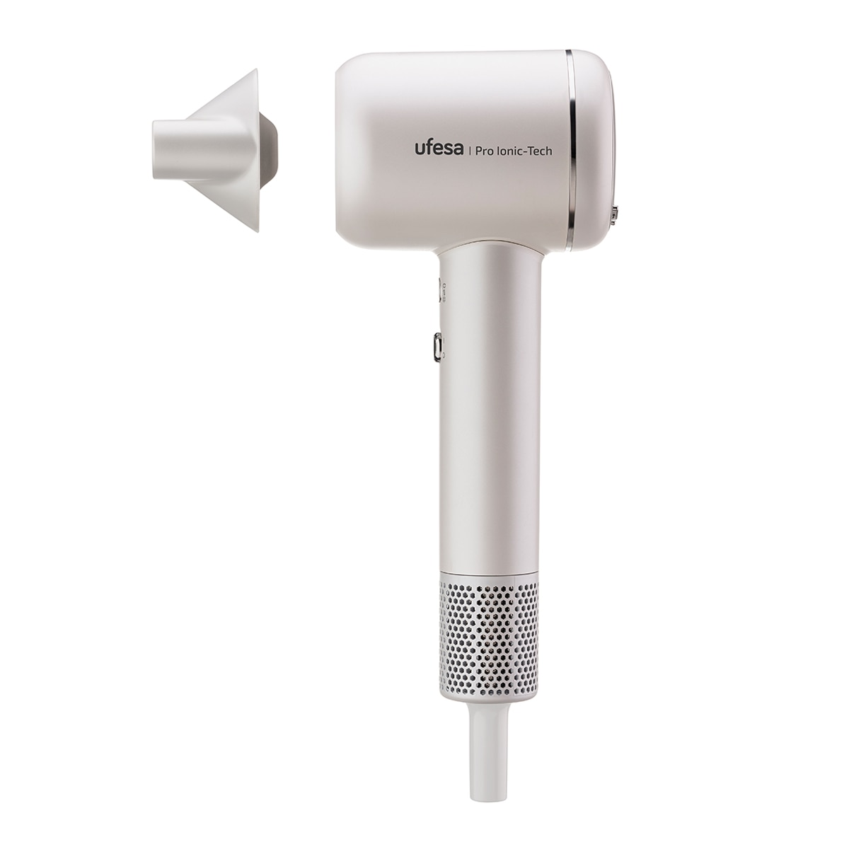 Secador de pelo Ufesa Pro Ionic Tech con Motor Digital Blanco Perla-4