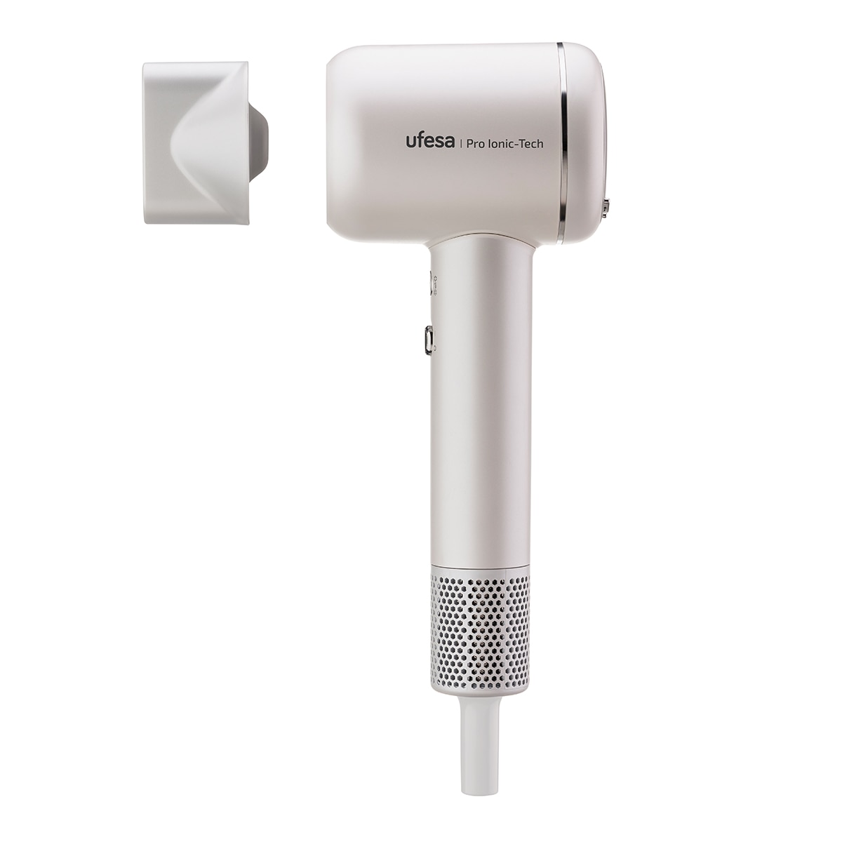 Secador de pelo Ufesa Pro Ionic Tech con Motor Digital Blanco Perla-5