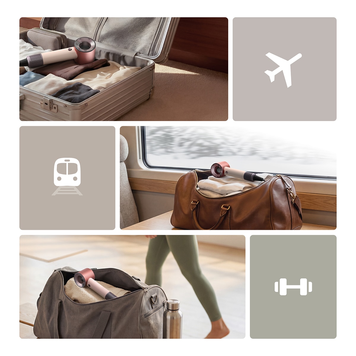 Secador de pelo Dyson Supersonic™ Travel, 32% más pequeño, 25% más ligero, mismo rendimiento Rosa-5