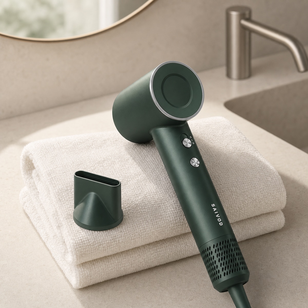 Secador de Cabelo Mini Saivod MHD-226VM - Verde Militar Verde-militar-9