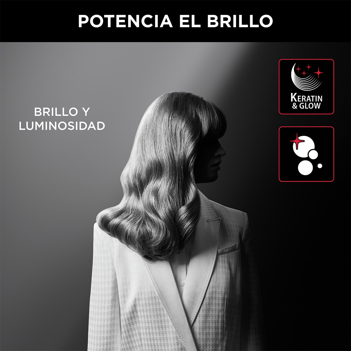 Secador de Pelo Rowenta K/Pro Stylist por Karl Lagerfeld CV887L Recubrimiento Keratin & Glow - Negro Negro-3