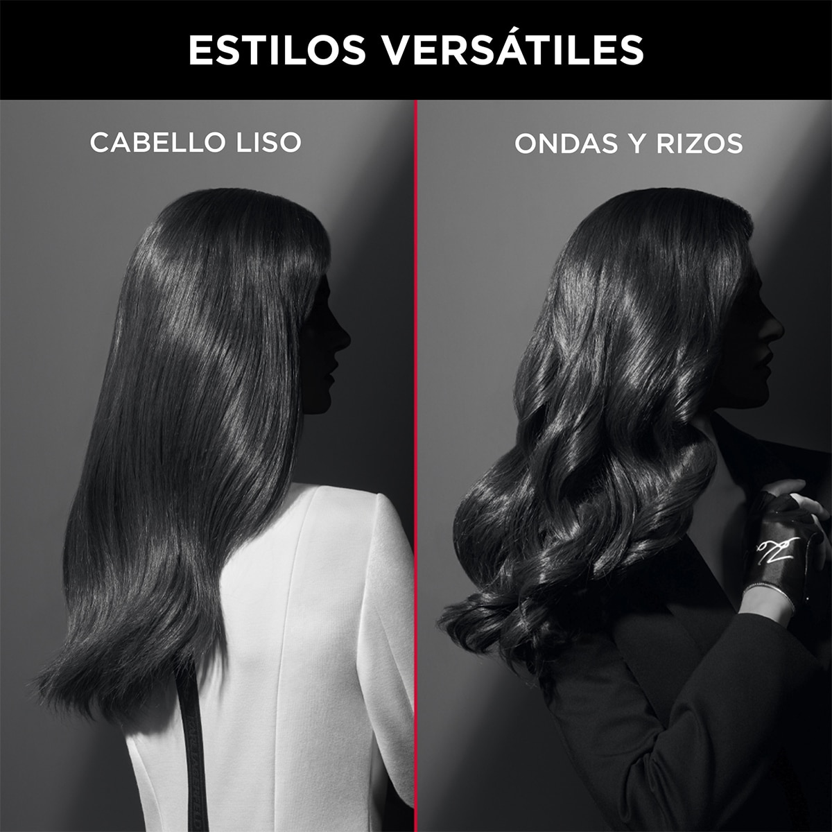 Secador de Pelo Rowenta K/Pro Stylist por Karl Lagerfeld CV887L Recubrimiento Keratin & Glow - Negro Negro-4