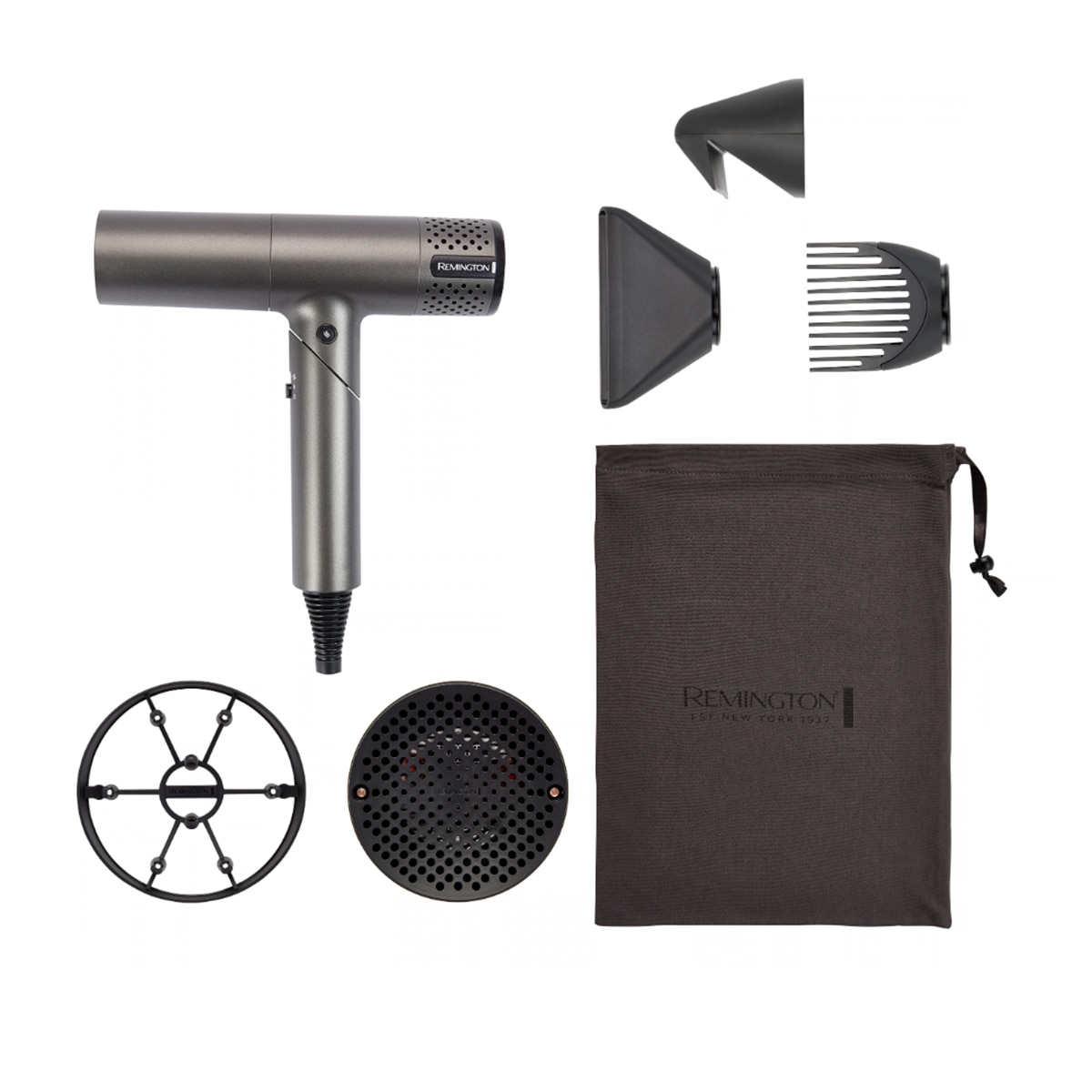Secador digital REMINGTON ONE™ Dry & Style D6077 de 2000 W - Plata Plata-7