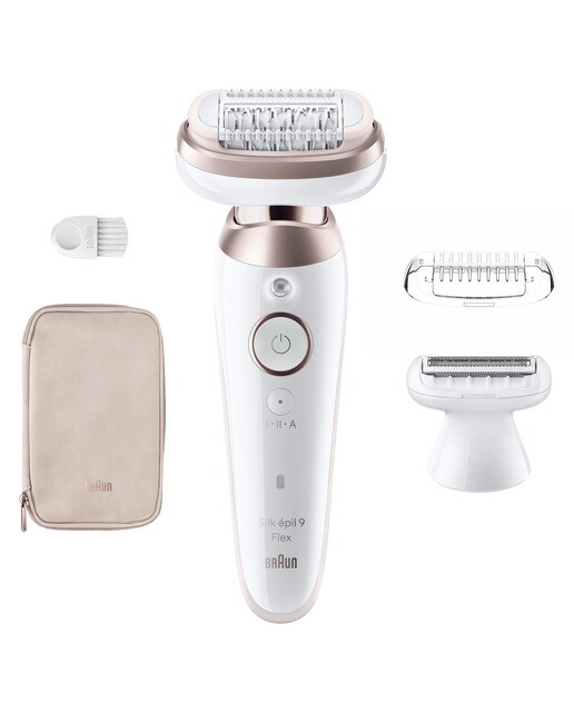 Imagen 0 de Depiladora eléctrica Braun Silk-épil 9 Flex, inalámbrica, uso en seco y húmedo