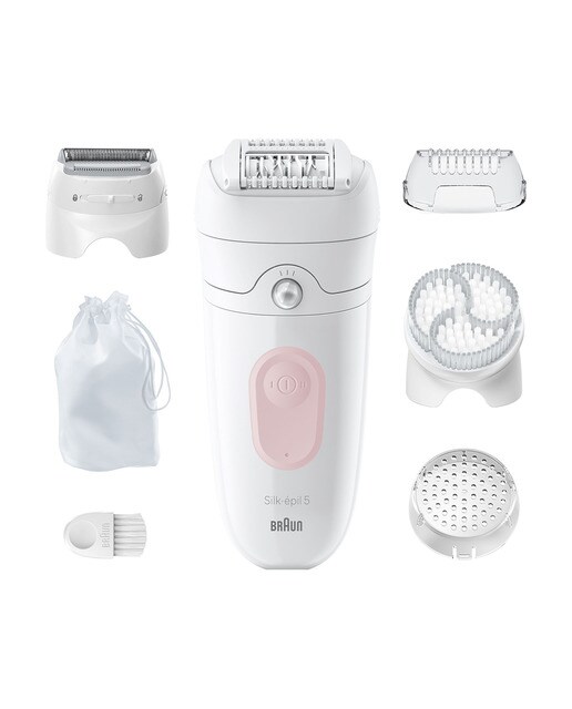Imagen 0 de Depiladora eléctrica Braun Silk-épil 5, inalámbrica, con cabezal de exfoliación, uso en seco y húmedo