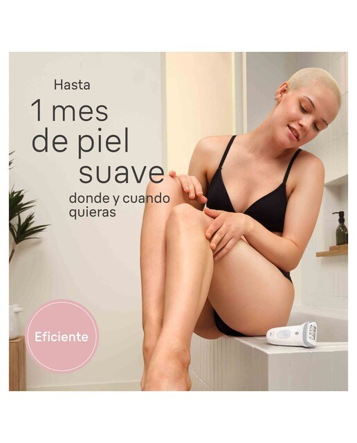 Depiladora eléctrica Braun Silk-épil 7, inalámbrica, uso en seco y húmedo - Blanco / Plata Blanco / Plata-3