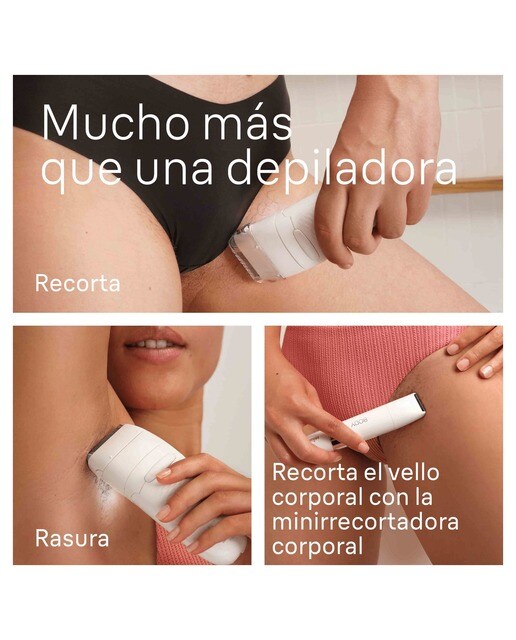Depiladora eléctrica Braun Silk-épil 7, inalámbrica, uso en seco y húmedo - Blanco / Plata Blanco / Plata-5