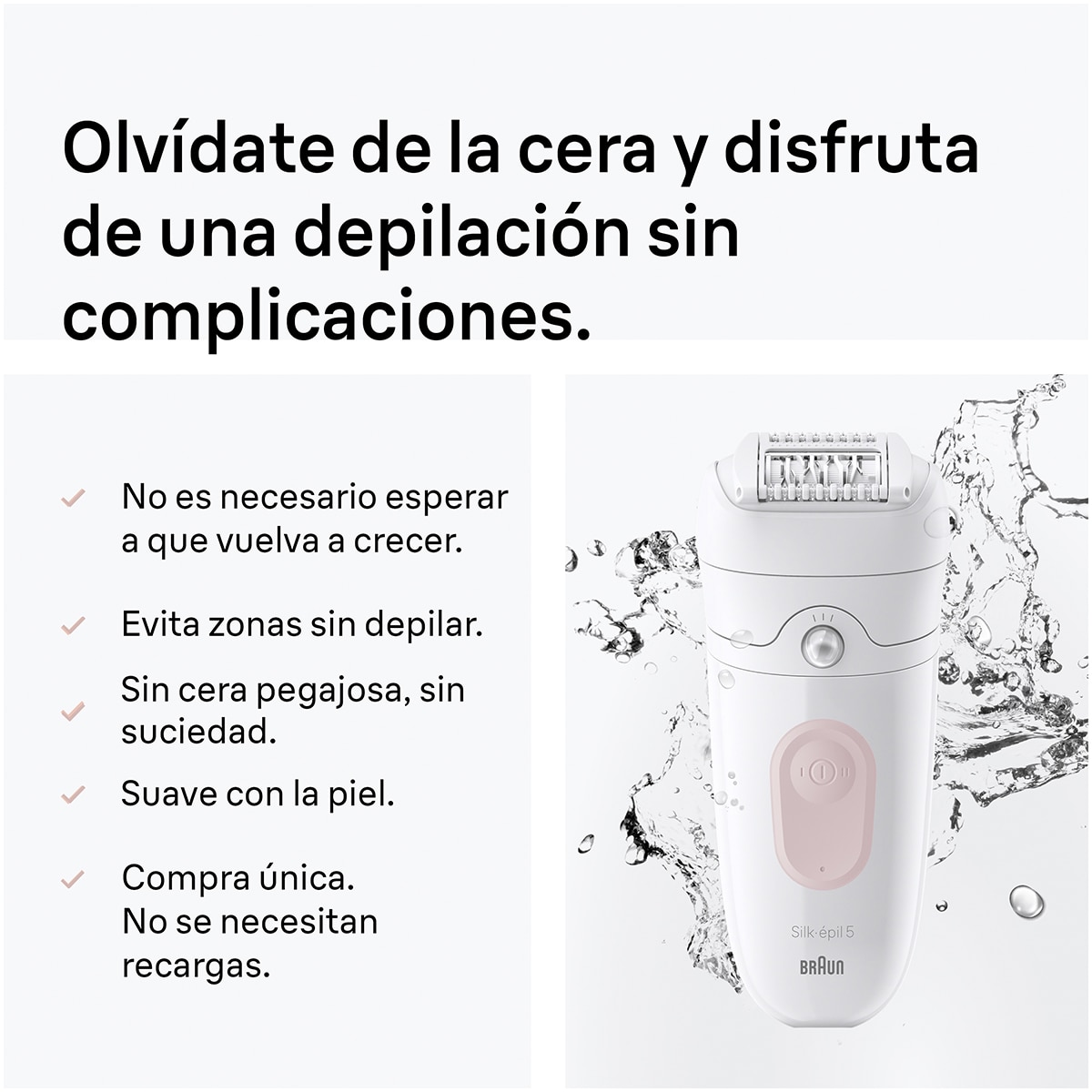 Depiladora eléctrica Braun 5-030 Silk·épil 5 Rosa-7