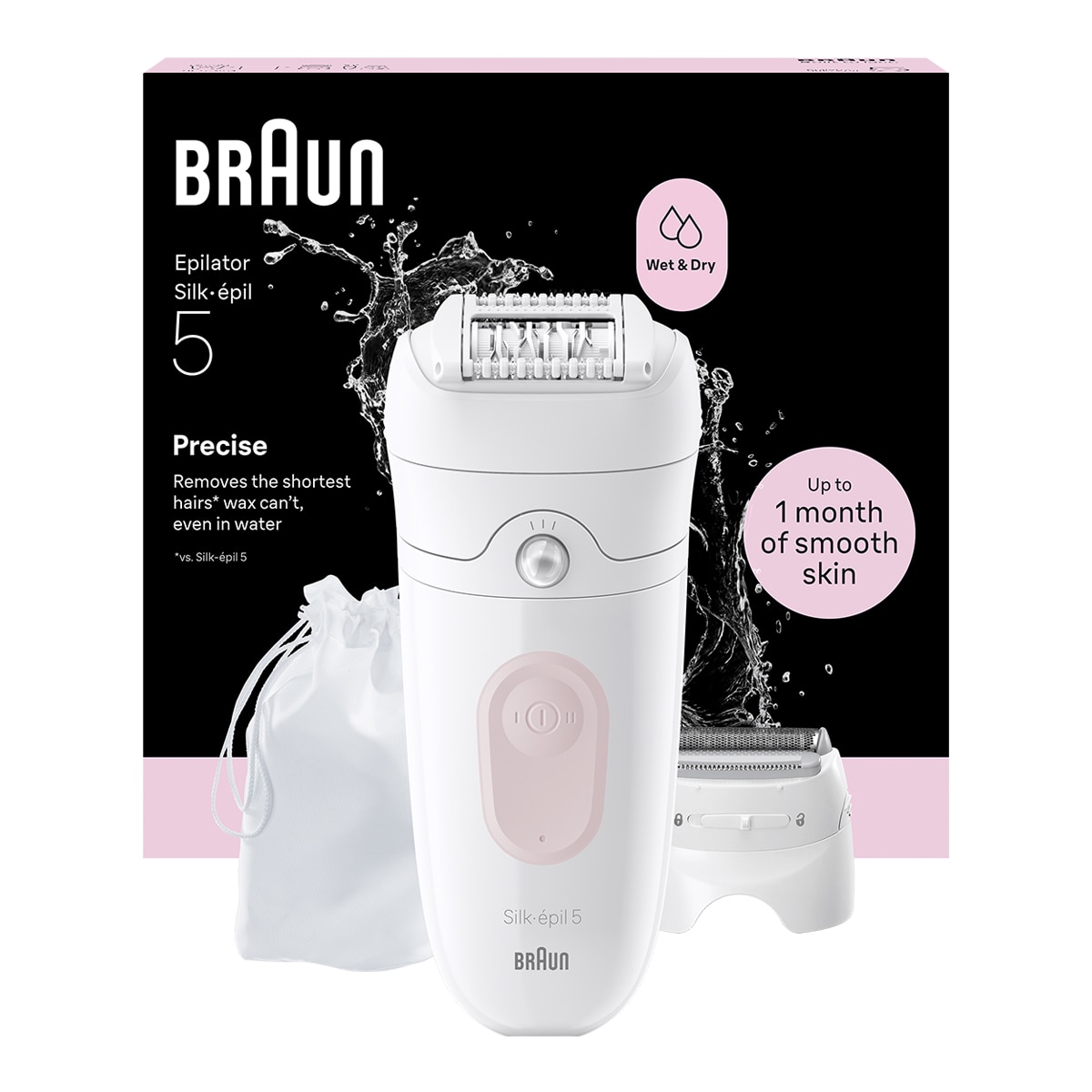 Depiladora eléctrica Braun 5-030 Silk·épil 5 Rosa-10