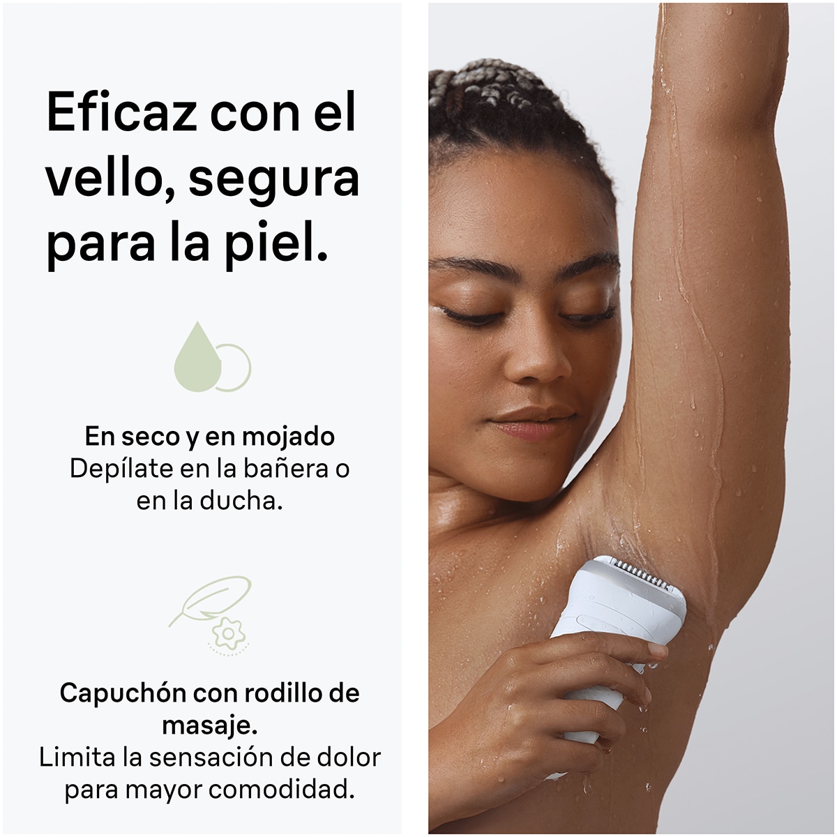 Depiladora eléctrica Braun 7-041 Silk·épil 7 Plata-6