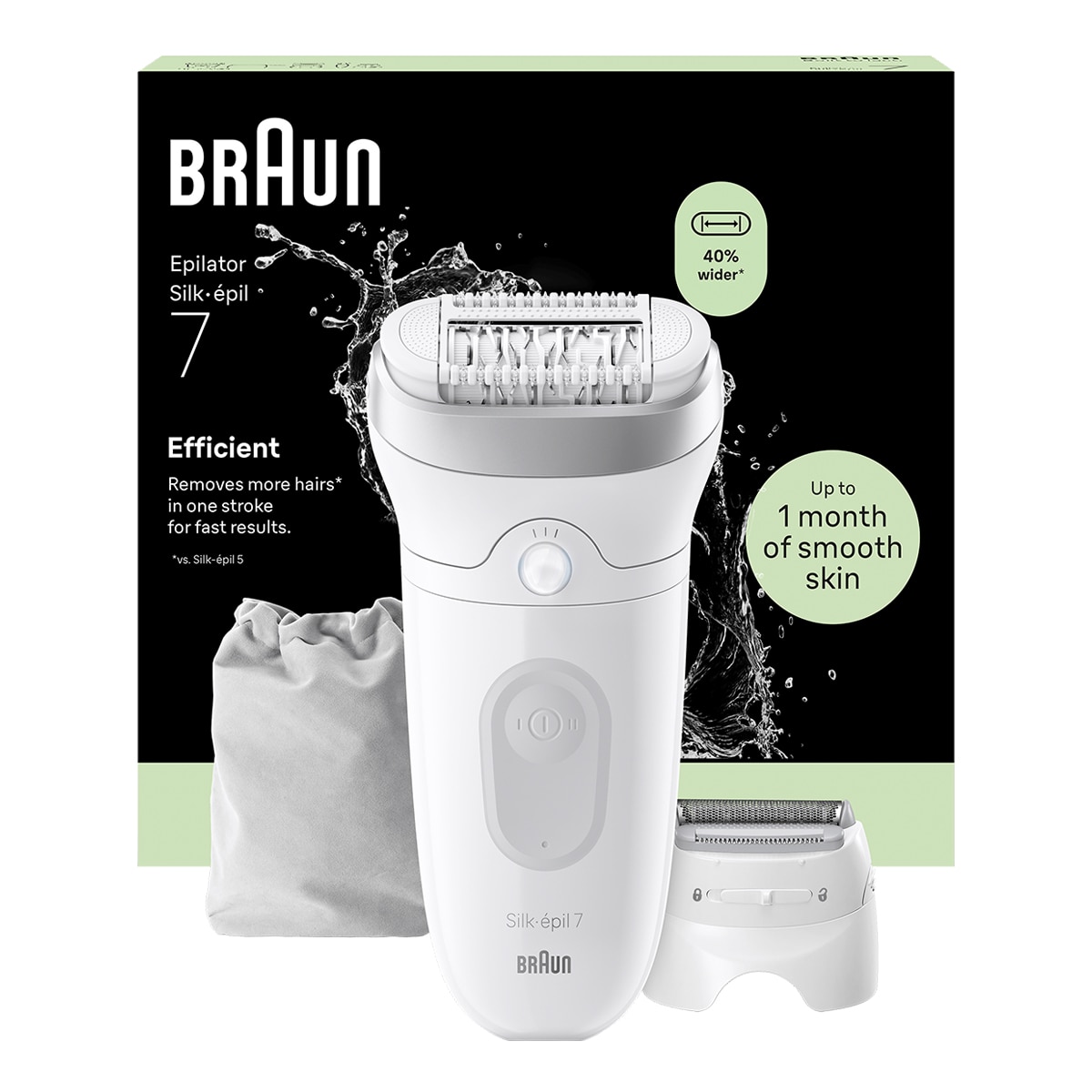 Depiladora eléctrica Braun 7-041 Silk·épil 7 Plata-10
