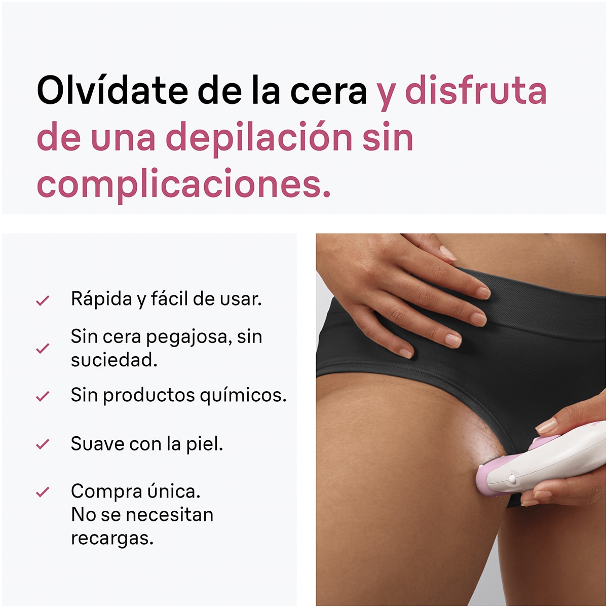 Depiladora eléctrica Braun 3-031 Silk·épil 3 Rosa-9