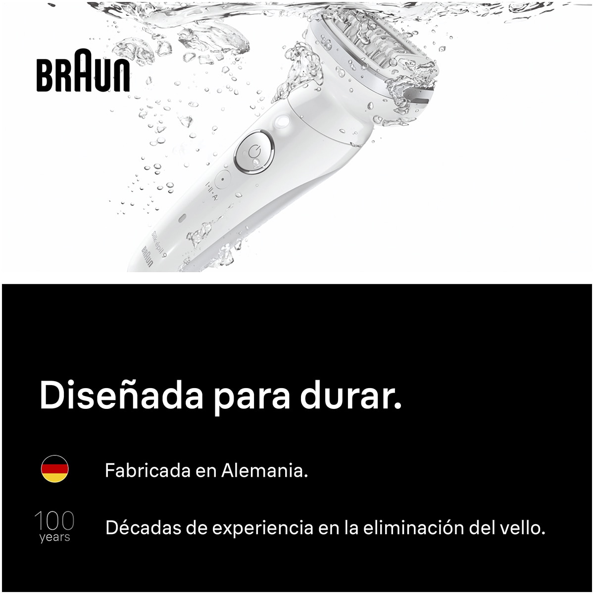 Depiladora eléctrica Braun 9-030 Silk·épil 9 Plata-7