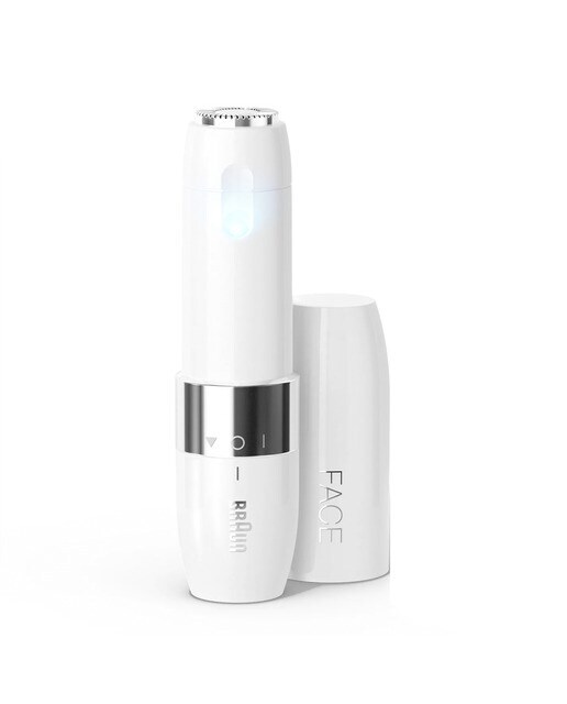 Braun Face Mini Rasuradora FS1000, Depilación Facial Eléctrica Para Mujer, Blanco