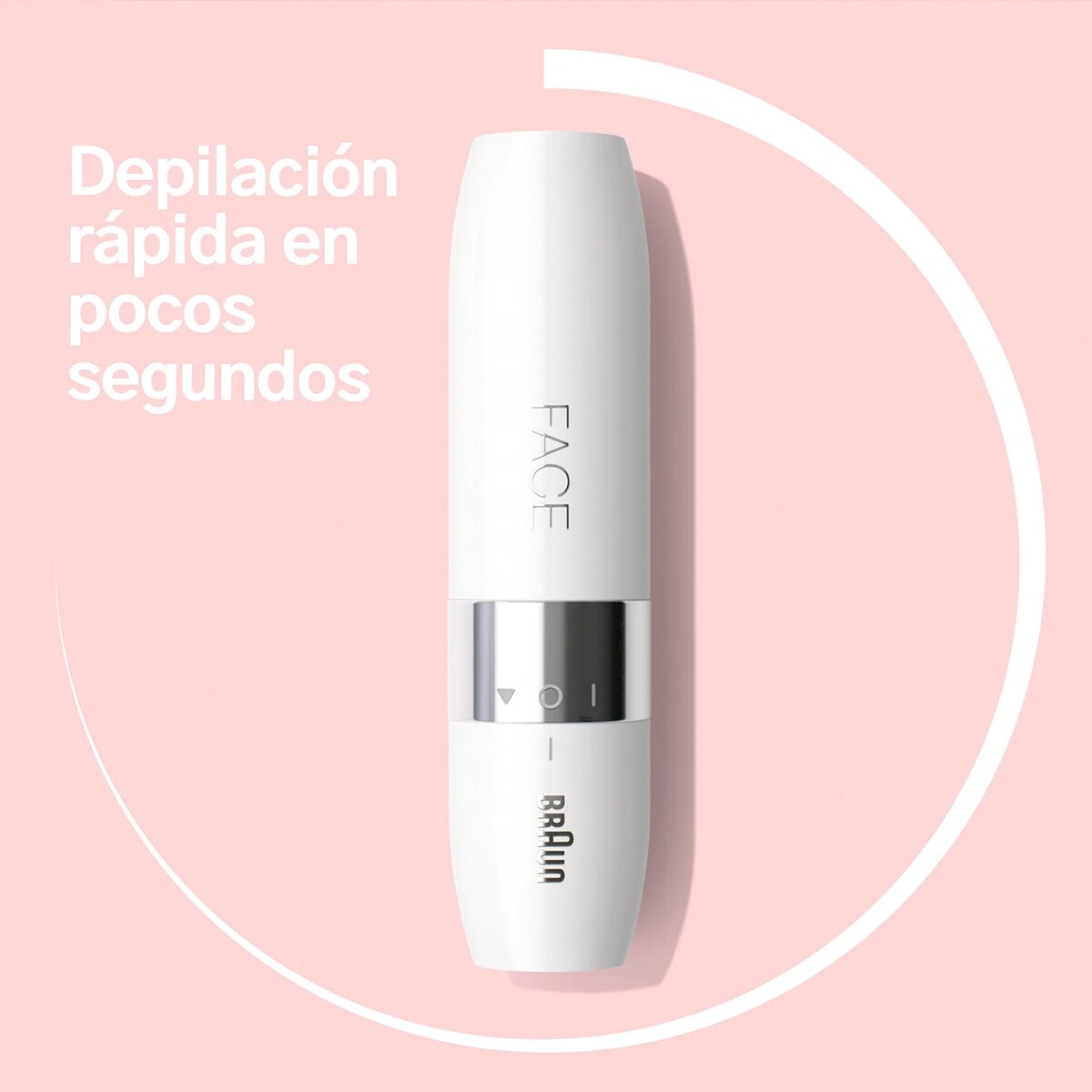 Braun Face Mini Rasuradora FS1000, Depilación Facial Eléctrica Para Mujer, Blanco Blanco-3