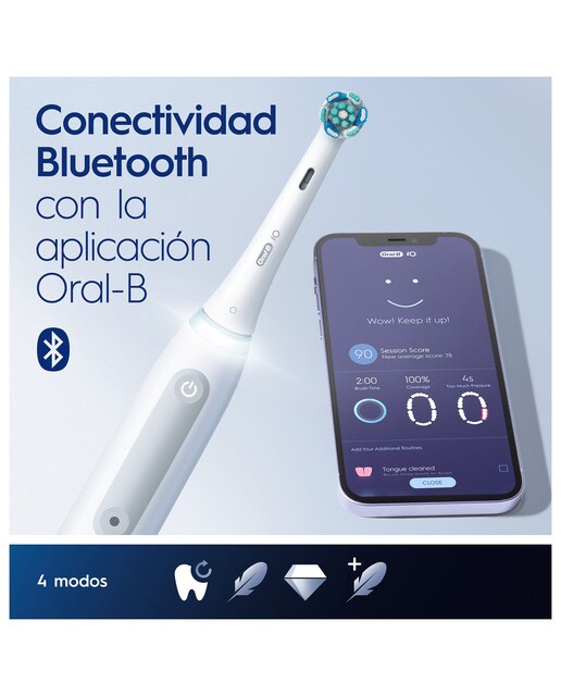 Irrigador Dentário Oral-B Braun + Escova de Dentes Elétrica iO4 - Branco Branco-6
