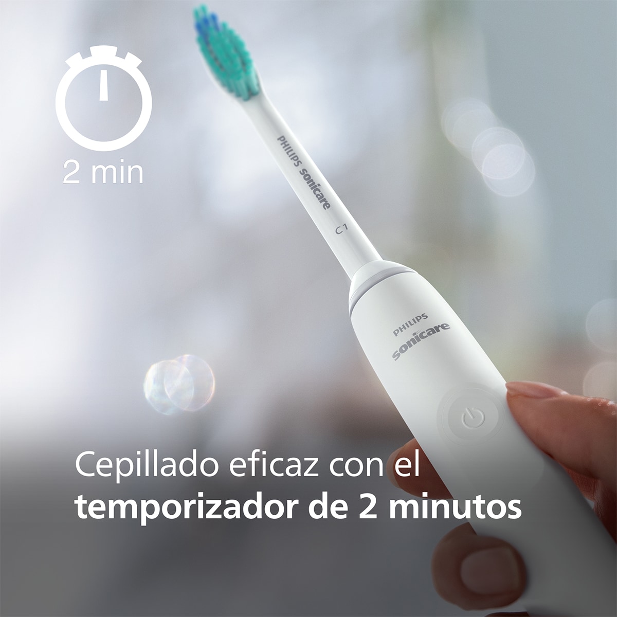 Cepillo de dientes eléctrico Philips Sonicare 2100, tecnología