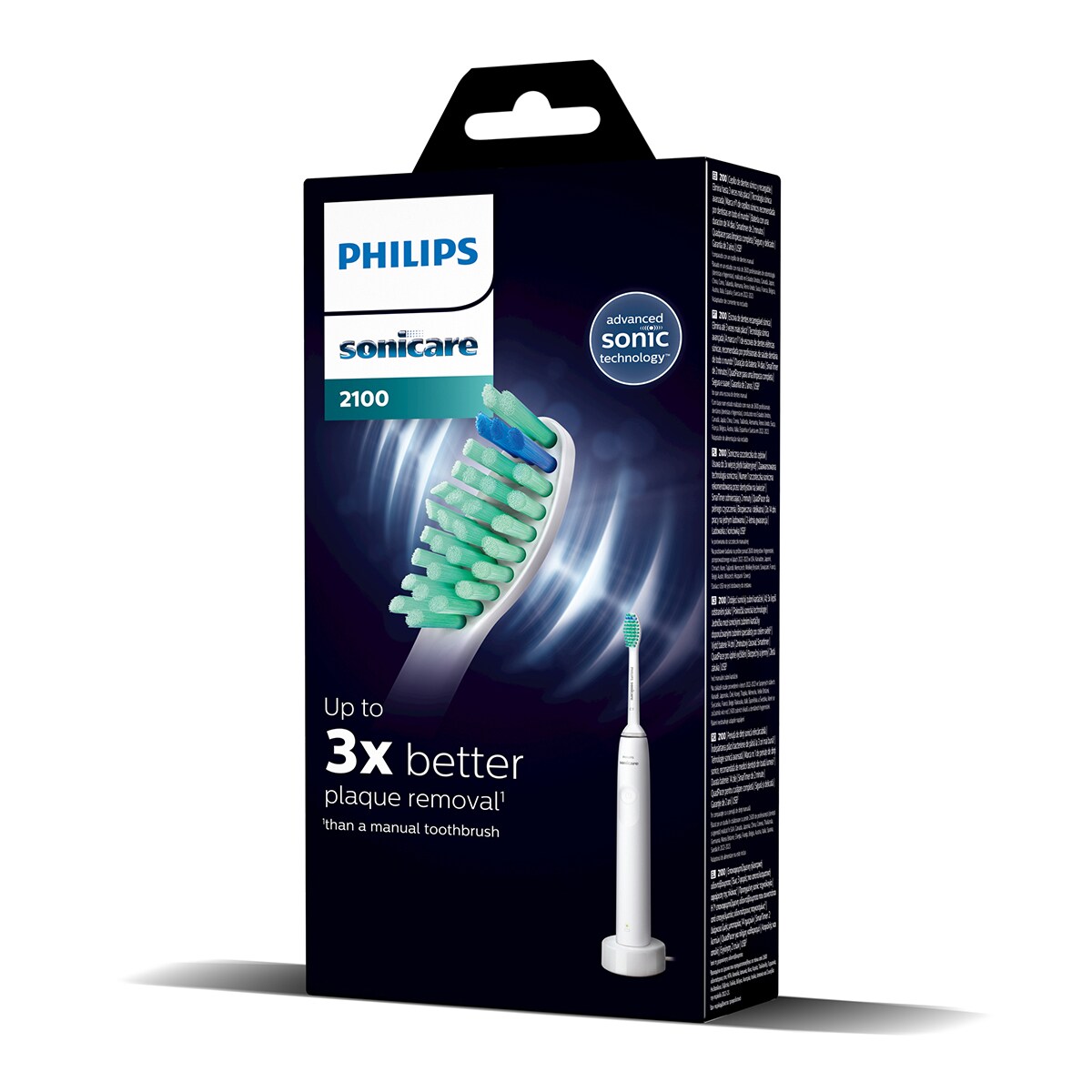 Cepillo de dientes eléctrico Philips Sonicare 2100, tecnología sónica. . Blanco-8