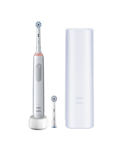 Imagen 1 de Cepillo de dientes eléctrico Oral b - Braun Pro 3 3500 con control de presión - Blanco Blanco