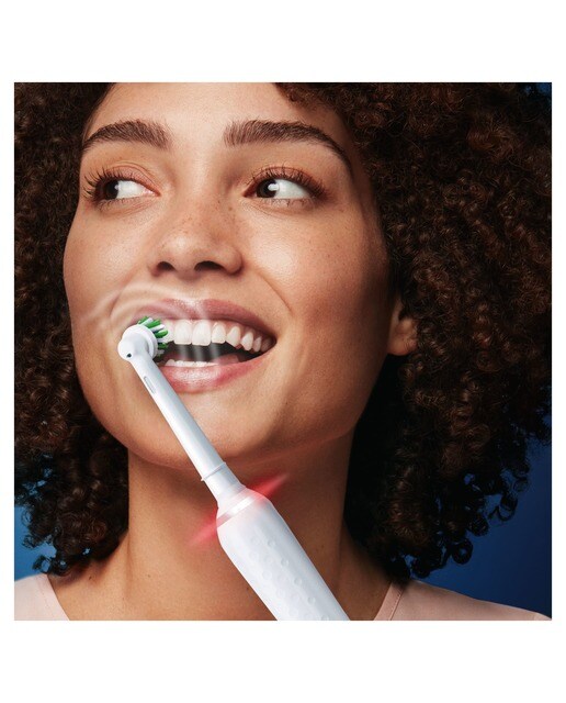 Imagen 3 de Cepillo de dientes eléctrico Oral b - Braun Pro 3 3500 con control de presión - Blanco Blanco