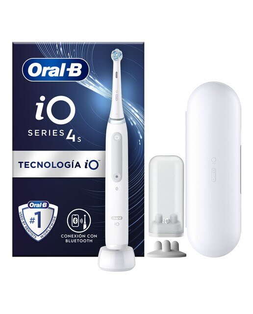 Cepillo de dientes eléctrico Oral b - Braun iO 4S 4 modos de limpieza - Blanco Blanco-2