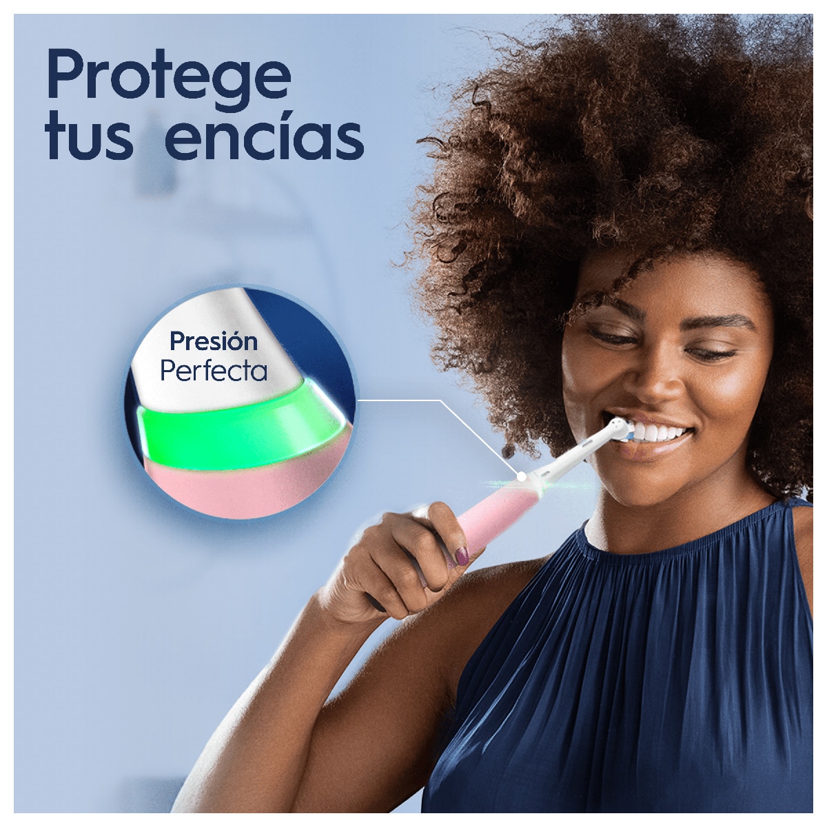 Cepillo de dientes eléctrico Oral-B iO 5S con estuche de viaje Rosa-5